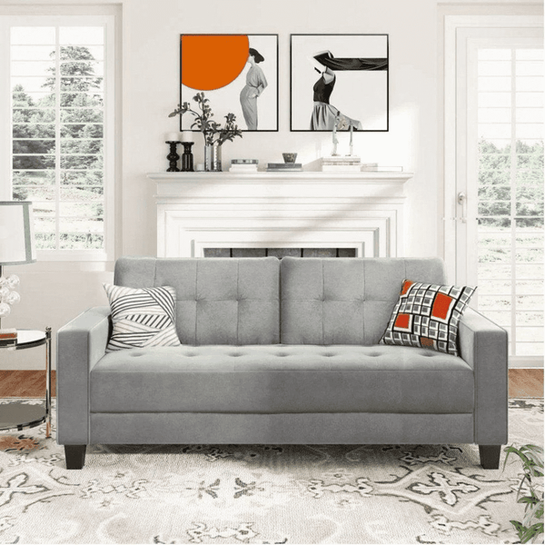 Comfortable Modern Sofa Set for Home Living Room - Oak Inside