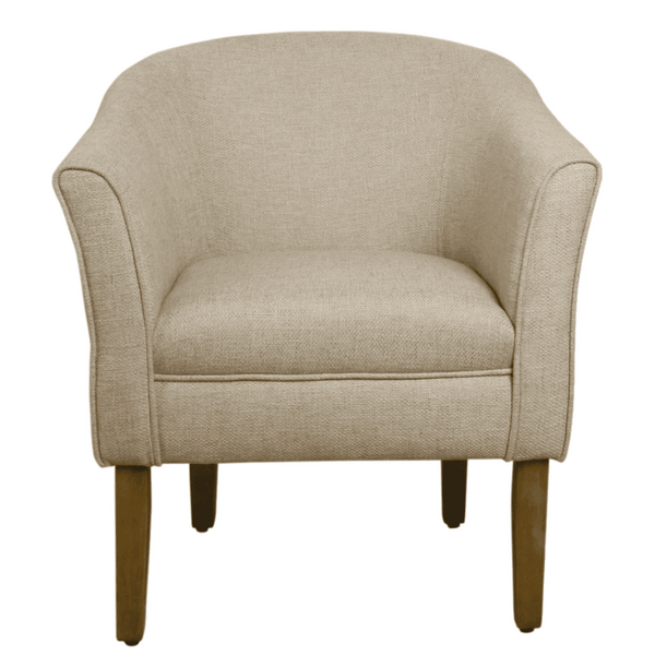 Porch & Den Kings-well Barrel Accent Chair - Oak Inside