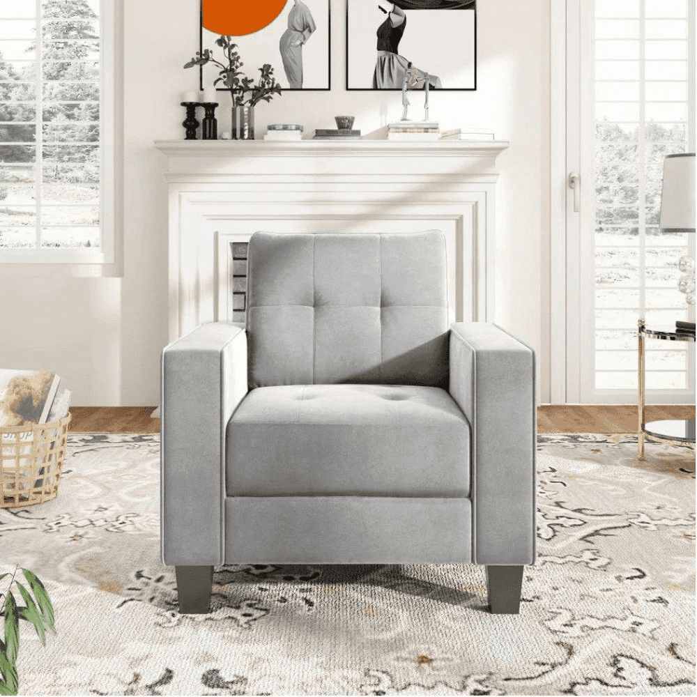 Comfortable Modern Sofa Set for Home Living Room - Oak Inside