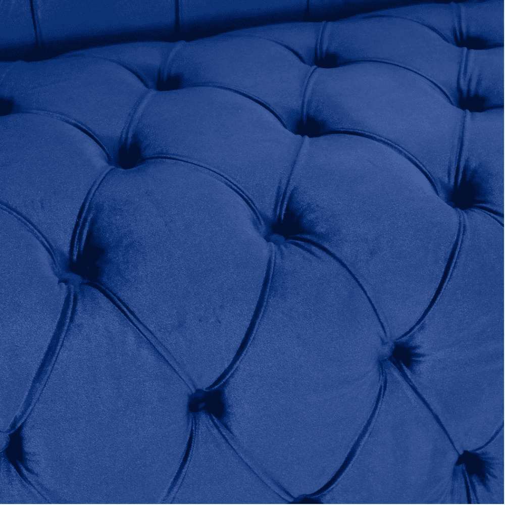 Sagawood Faux Leather or Velvet Tufted Sofa Set - Oak Inside