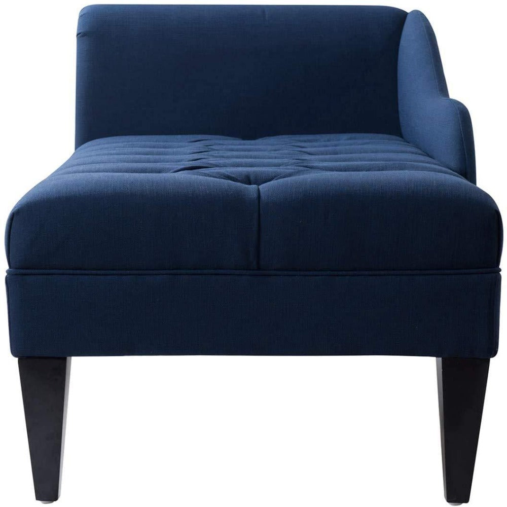 Diffo Quilted Lounger in Blue Color - Oak Inside