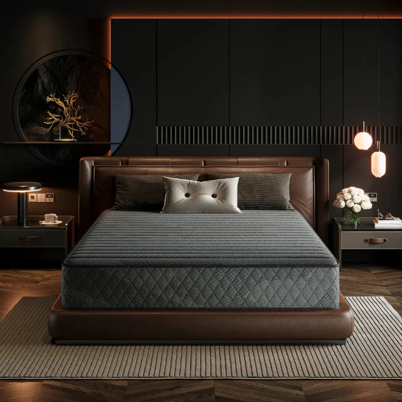 Premium Memory Foam Hybrid Mattress Cooling and Breathable By Inside Nest - 10 Inches