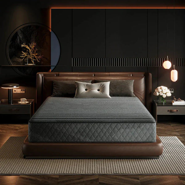 Premium Memory Foam Hybrid Mattress Cooling and Breathable By Inside Nest - 10 Inches