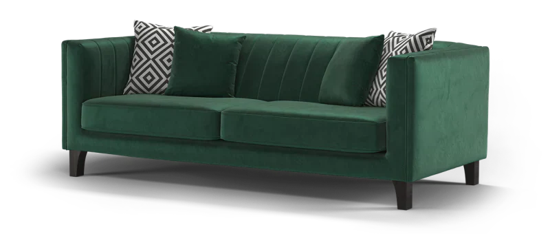 Wildo Luxury Sofa Set in Suede