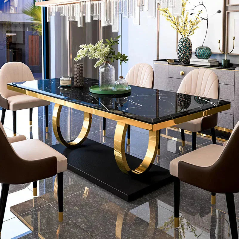 Bosco Luxury Dinning Table Set In Stainless Steel 304