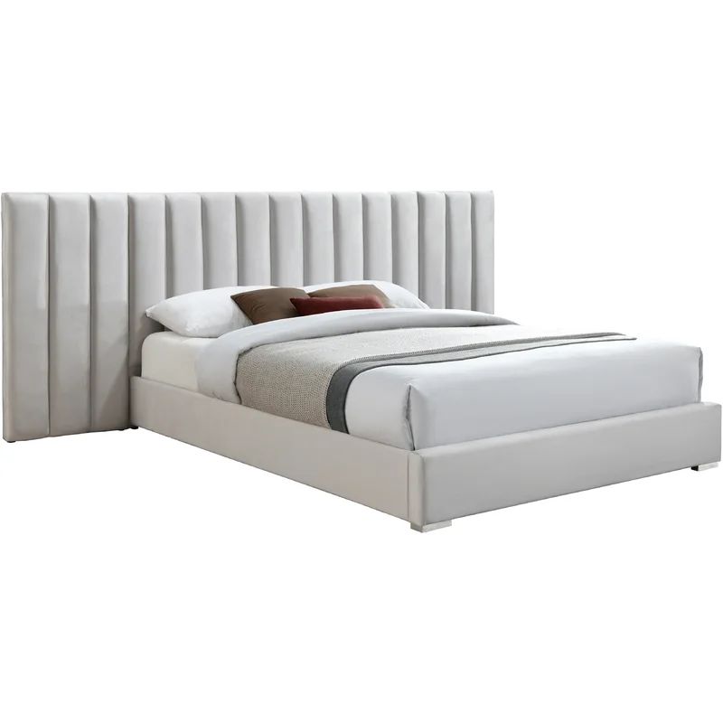 Longline Premium Upholstered Bed In Suede