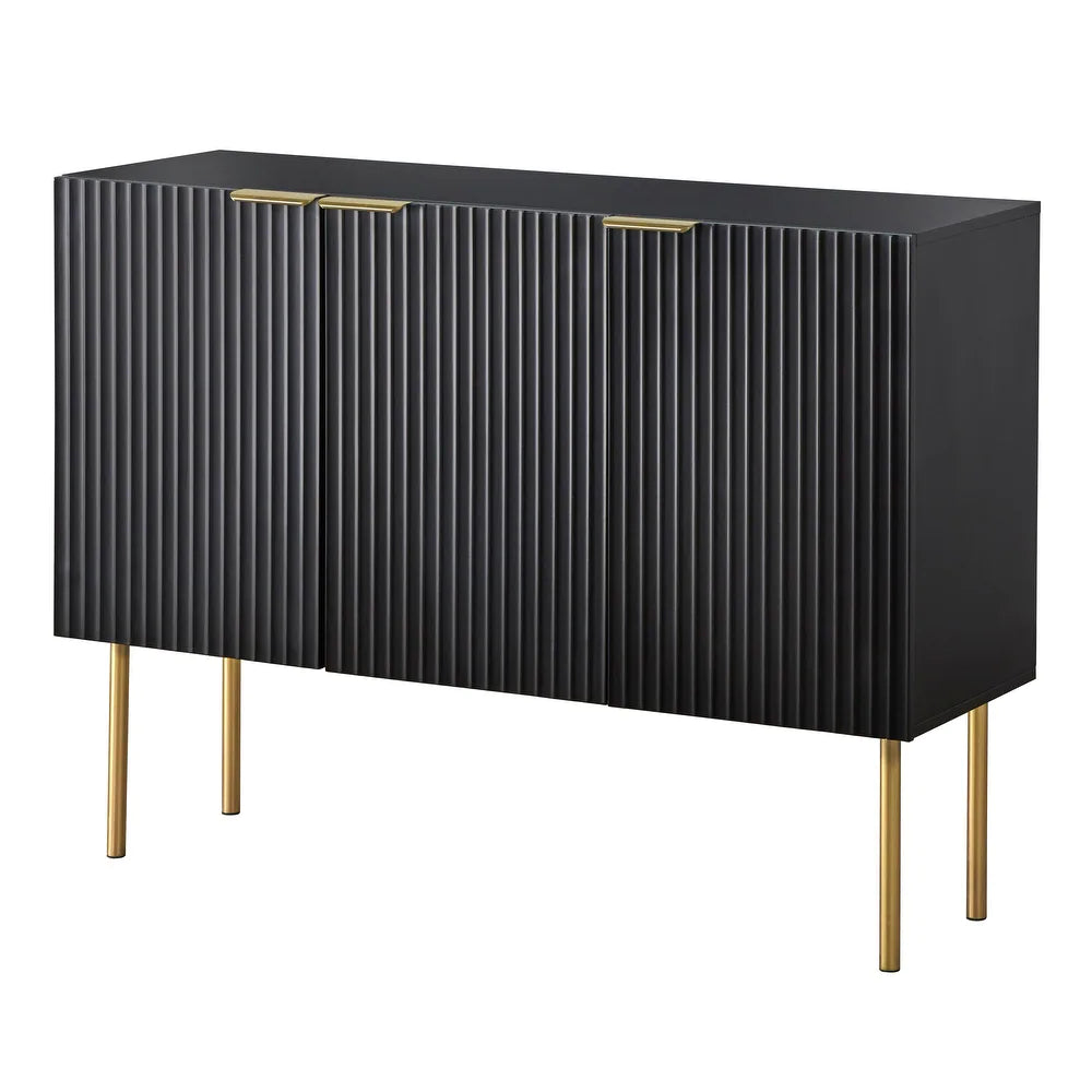 Strips Luxury Console Table in PU Polish