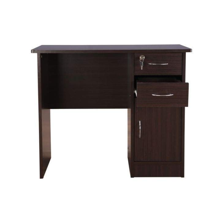 Unique Study Table in Wenge Color - Oak Inside