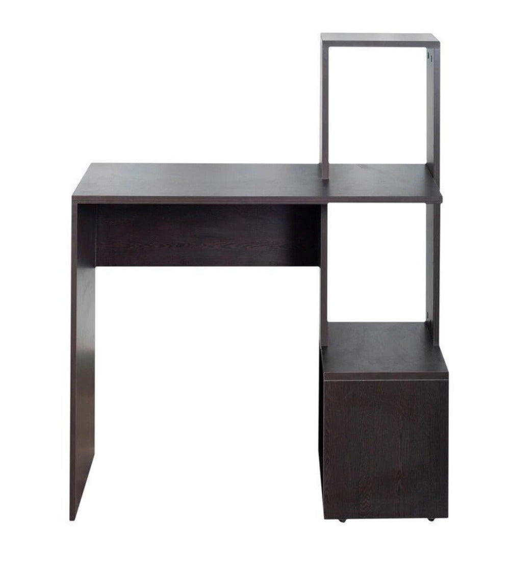 Mozo Study Table in Wenge Color - Oak Inside