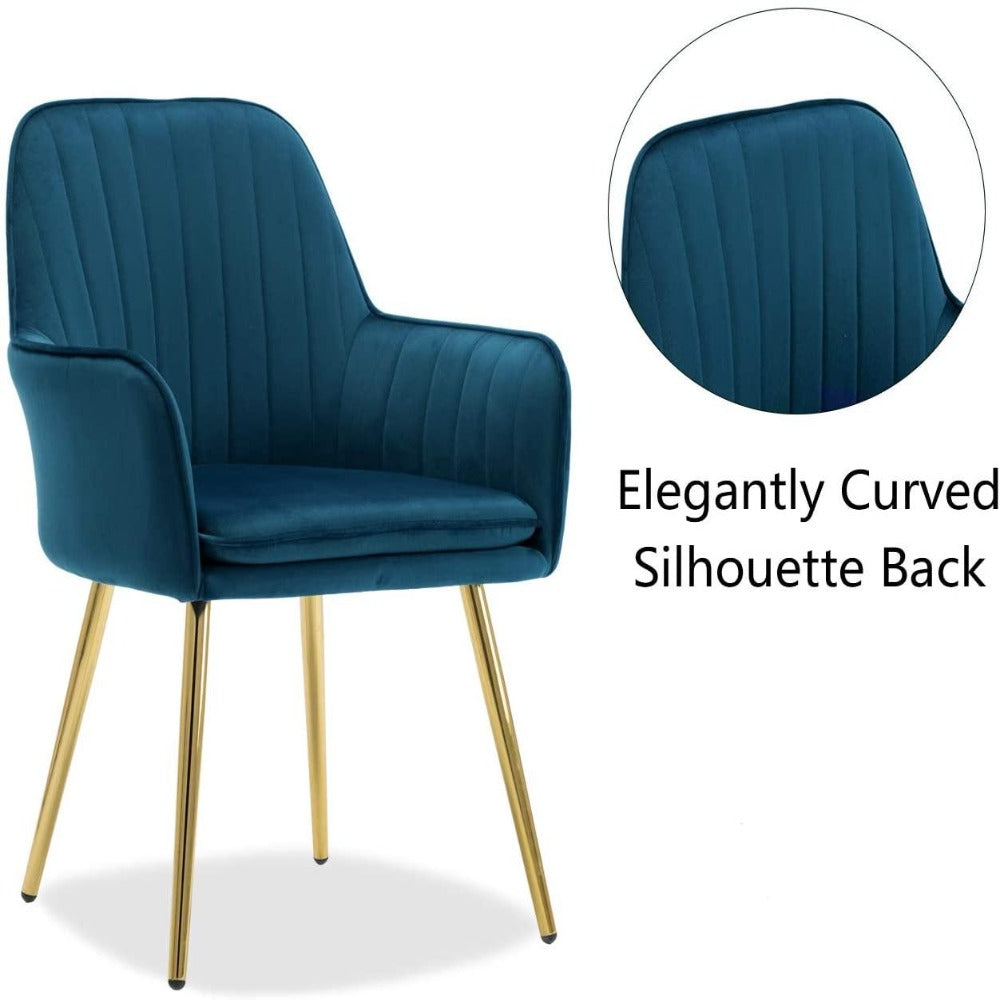 Oppo Suede Accent Chair - Oak Inside