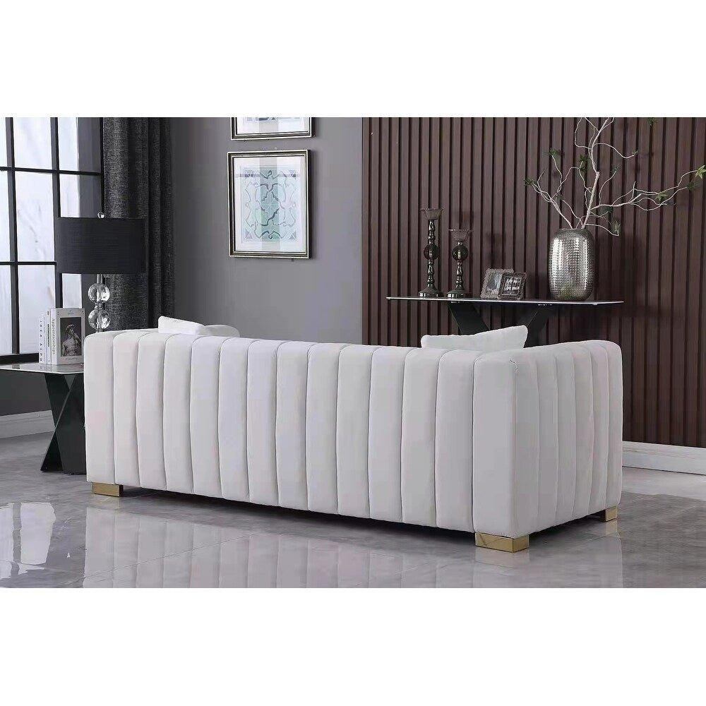 Proline Sofa Set with SS Legs - Oak Inside