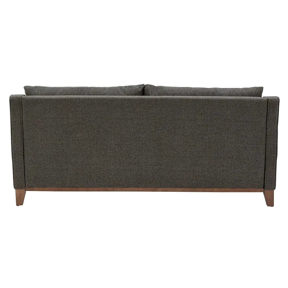 Donald Luxury Straight Line Sofa Set - Oak Inside