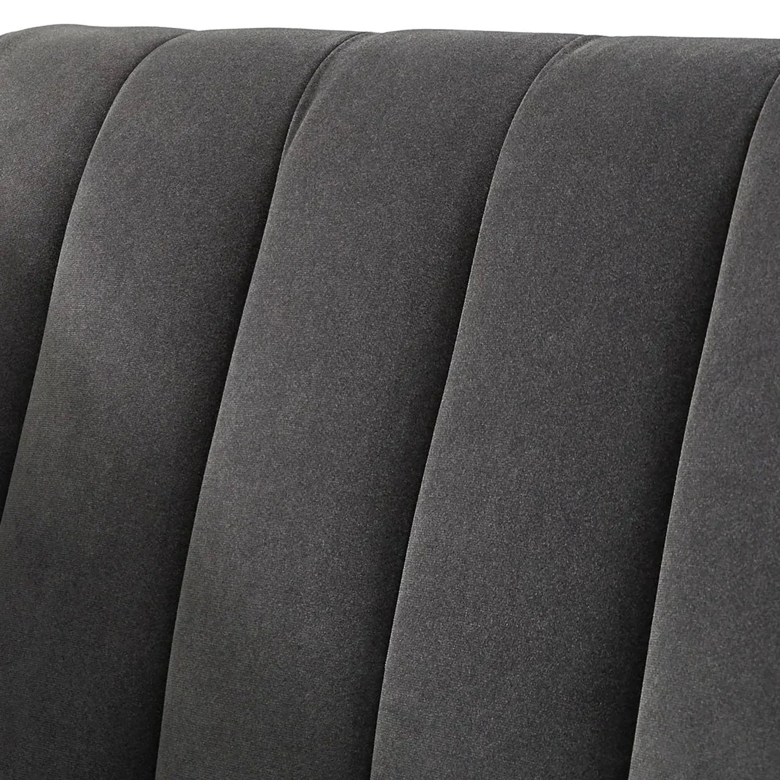 Uniline Pro Luxury Mid-Century Sofa In Suede