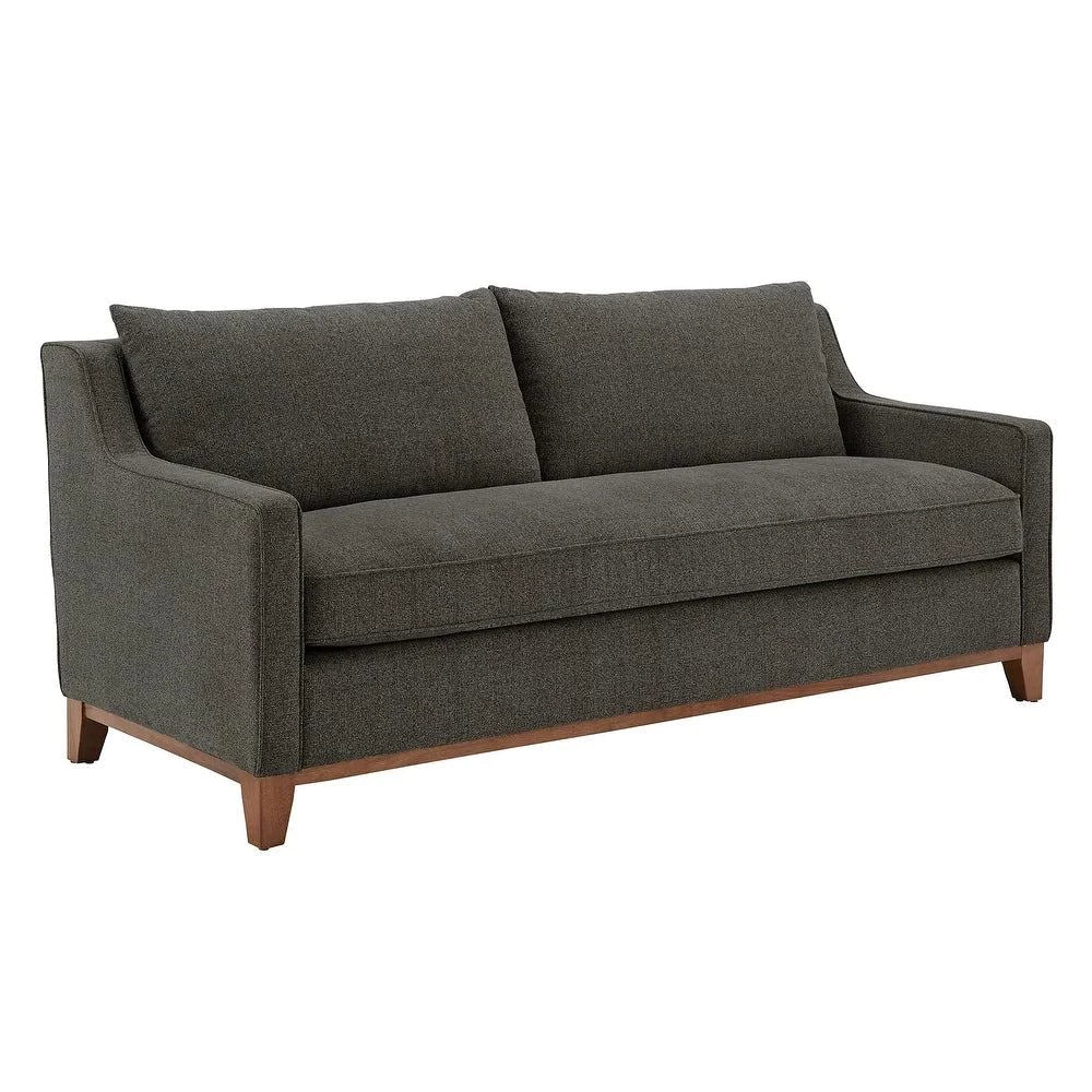 Donald Luxury Straight Line Sofa Set - Oak Inside