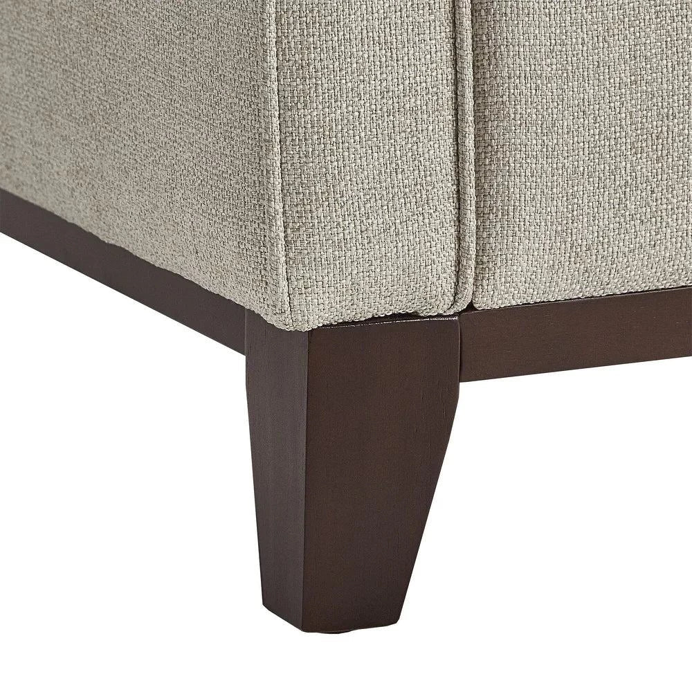 Donald Luxury Straight Line Sofa Set - Oak Inside
