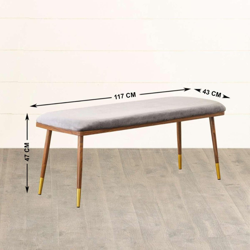 Flex 6 Seater Dining Table in Grey - Oak Inside