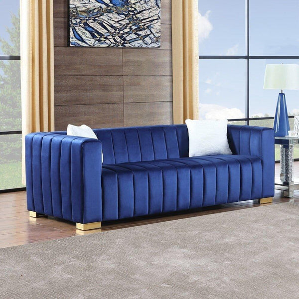 Proline Sofa Set with SS Legs - Oak Inside