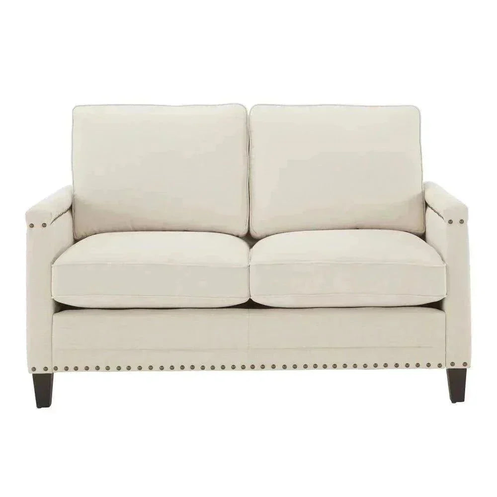 GoPro Line Sofa Set in Beige - Oak Inside