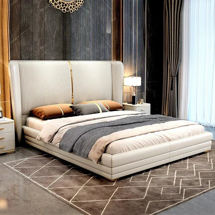 Vitara Luxury Upholstered Bed in Leatherette