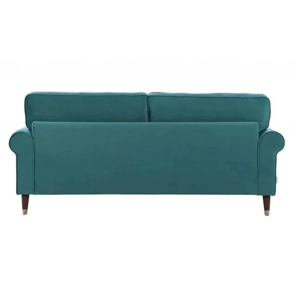 Mosco Straight Line Sofa Set - Oak Inside