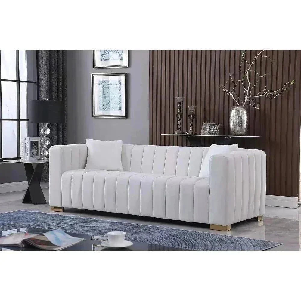 Proline Sofa Set with SS Legs - Oak Inside